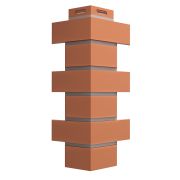 Угол наружный для фасадных панелей Флемиш, Красный