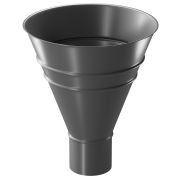 Воронка водосборная Премиум Сталь (Stal Premium) Графит, (RAL 7024)