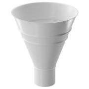 Воронка водосборная Премиум Сталь (Stal Premium) Пломбир, (RAL 9010)