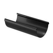 Желоб водосточный 3 м Люкс (Lux) Карбон, (RR-33)