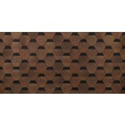 Гибкая черепица Docke Шестигранник Светло-коричневый