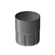 Муфта соединительная для водостока Премиум Сталь (Stal Premium) Графит, (RAL 7024)
