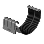 Соединитель желобов Премиум Сталь (Stal Premium) Графит, (RAL 7024)