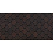 Гибкая черепица Docke Шестигранник Коричневый