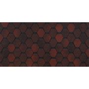 Гибкая черепица Docke Шестигранник Красный