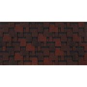 Гибкая черепица Docke Лабиринт Красный