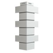 Угол наружный для фасадных панелей Флемиш, Белый