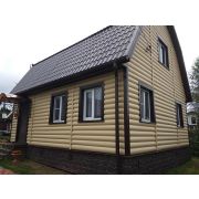 БЛОКХАУС Виниловый сайдинг | Престиж, Золотистый ВН-01 3100х200мм