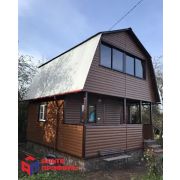 БЛОКХАУС Акриловый сайдинг | Премиум, Орех тёмный ВН-03 3100х226мм