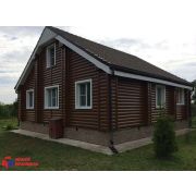 БЛОКХАУС Акриловый сайдинг | Премиум, Орех тёмный ВН-01 3100х200мм