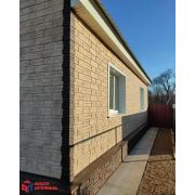 Формованный сайдинг, Сланцевая порода, цвет Коричневый