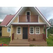 БЛОКХАУС Виниловый сайдинг | Люкс, Каштан ВН-03 3000х222мм