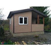 БЛОКХАУС Виниловый сайдинг | Люкс, Орех ВН-03 3000х222мм