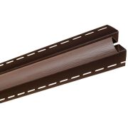 Планка «внутренний угол» орех тёмный Т-13 - 3,00м. «BH»