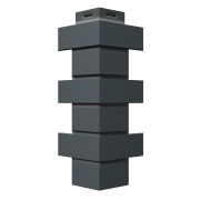 Угол наружный для фасадных панелей Флемиш, Тёмно-серый