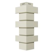 Угол наружный для фасадных панелей Флемиш, Молочный