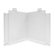 Угол добора для откоса, цвет белоснежный