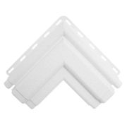 Угол наличника «Классик» белоснежный, 0,32 х 0,32м