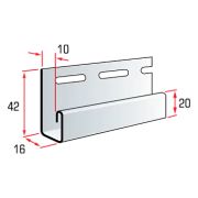 Планка «отделочная для откосов», 3000 мм, цвет Кремовый