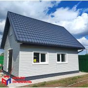 Планка «софит с перфорацией» графит Т-20 - 3м.