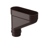 Коллектор для водостока Люкс (Lux) Шоколад, (RAL 8019)
