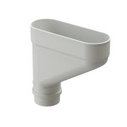 Коллектор для водостока Люкс (Lux) Пломбир, (RAL 9003)