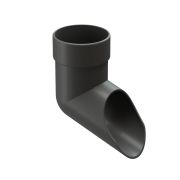 Наконечник водосточной трубы Люкс (Lux) Графит, (RAL 7024)