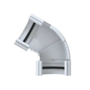 Угол Желоба 120-145°, ПВХ, серия Элит, цвет Белый