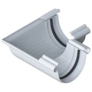 Угол желоба 90°, ПВХ, серия Элит, цвет Белый