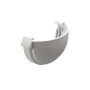 Заглушка желоба Люкс (Lux) Пломбир, (RAL 9003)