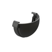 Заглушка желоба Люкс (Lux) Графит, (RAL 7024)