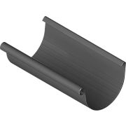 Желоб 125мм, ПВХ, серия Элит, 3м, цвет Графит