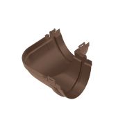 Угол желоба 90°, ПВХ, серия Стандарт, цвет Коричневый