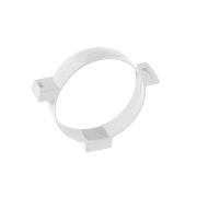 Хомут трубы, ПВХ, серия Стандарт, цвет Белый