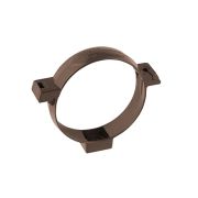 Хомут трубы, ПВХ, серия Стандарт, цвет Коричневый