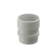 Муфта соединительная для водостока Люкс (Lux) Пломбир, (RAL 9003)