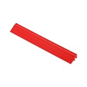 Боковой элемент обрамления с пазами под замки, цвет Красный