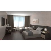 Стеновая панель АЛЬТА СЛЭБ SPC Кварцвинил 600х1200х2,4мм Магия Бетона | Закат