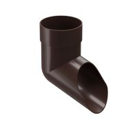 Наконечник для водосточной трубы Премиум (Premium) Шоколад, (RAL 8019)