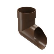 Наконечник для водосточной трубы Премиум (Premium) Каштан, (RAL 8017)
