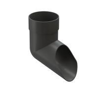 Наконечник для водосточной трубы Премиум (Premium) Графит, (RAL 7024)