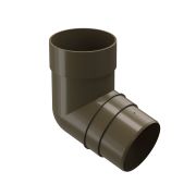 Колено 72˚ для водосточной трубы Премиум (Premium) Каштан, (RAL 8017)