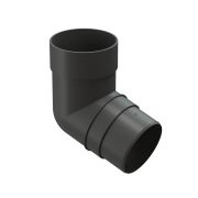 Колено 72˚ для водосточной трубы Премиум (Premium) Графит, (RAL 7024)