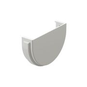 Заглушка желоба Премиум (Premium) Пломбир, (RAL 9003)