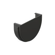 Заглушка желоба Премиум (Premium) Графит, (RAL 7024)