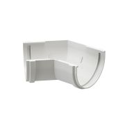 Угол желоба 135˚ Премиум (Premium) Пломбир, (RAL 9003)