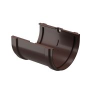 Соединитель желобов Премиум (Premium) Шоколад, (RAL 8019)