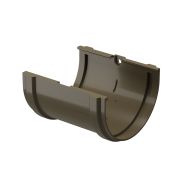 Соединитель желобов Премиум (Premium) Каштан, (RAL 8017)