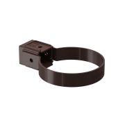 Хомут универсальный для водосточной трубы Стандарт (Standard) Тёмно-коричневый, (RAL 8019)