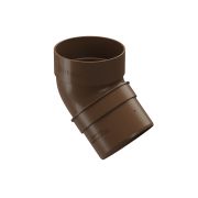 Колено водосточное 45˚ Стандарт (Standard) Светло-коричневый, (RAL 8017)